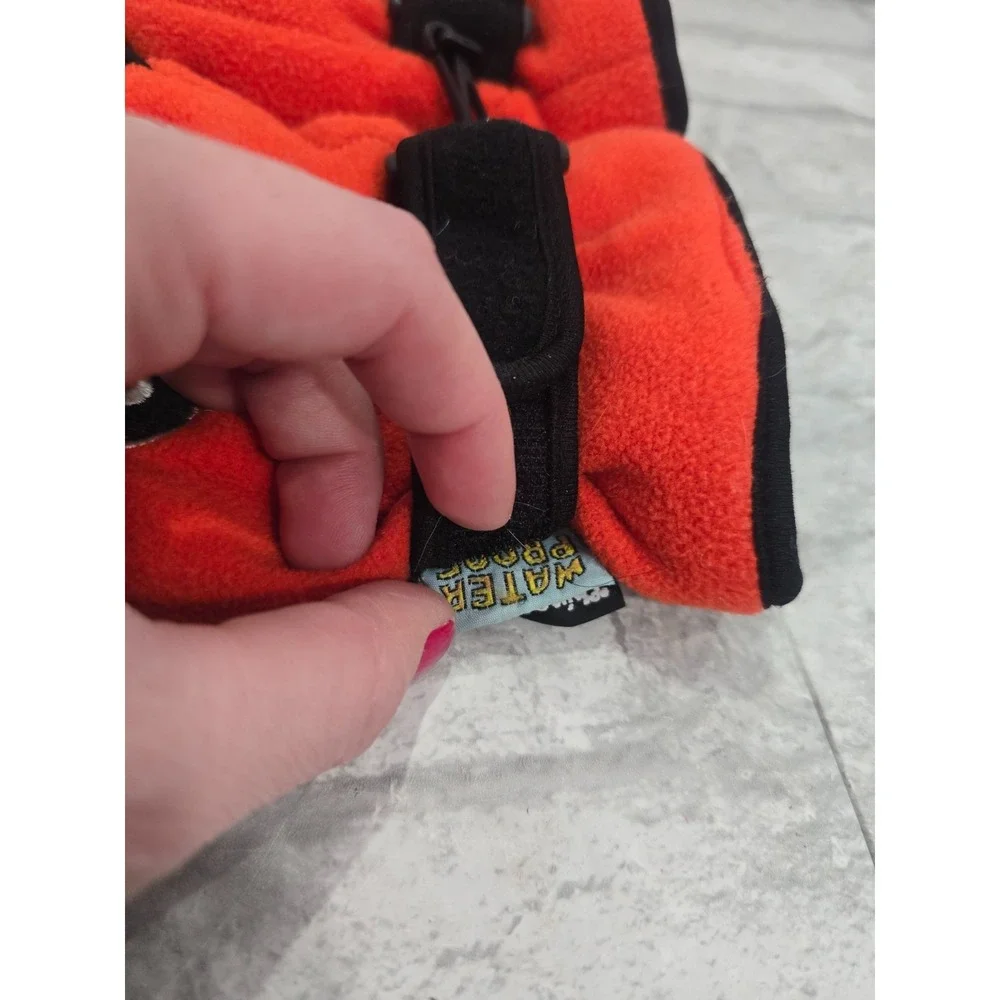 Philadelphia Flyers Waterproof Gloves NHL Fleece Snow Skiing Winter Cold Orange